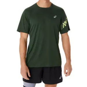 Asics Icon SS Top - Rain Forest/Glow Yellow
