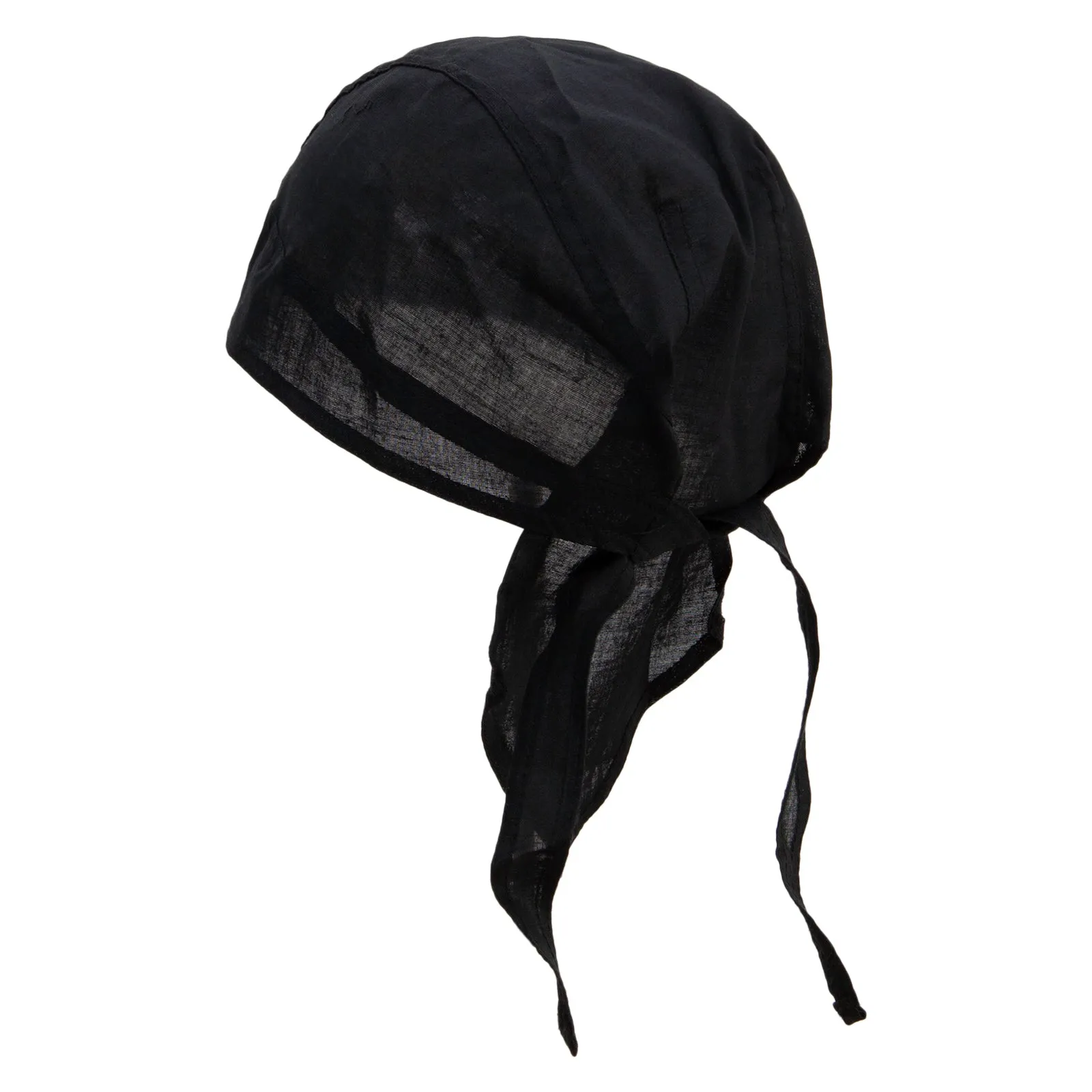 Autumn Trees Embroidered Cotton Poplin Biker Style Head Wrap