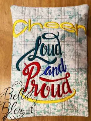 Cheer Loud and Proud Megaphone design