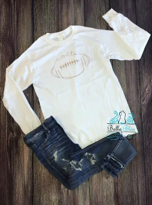 Colts Signature Mascot Football Bean Stitch