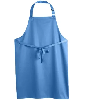 Dennys Polyester Bib Apron | Mid Blue