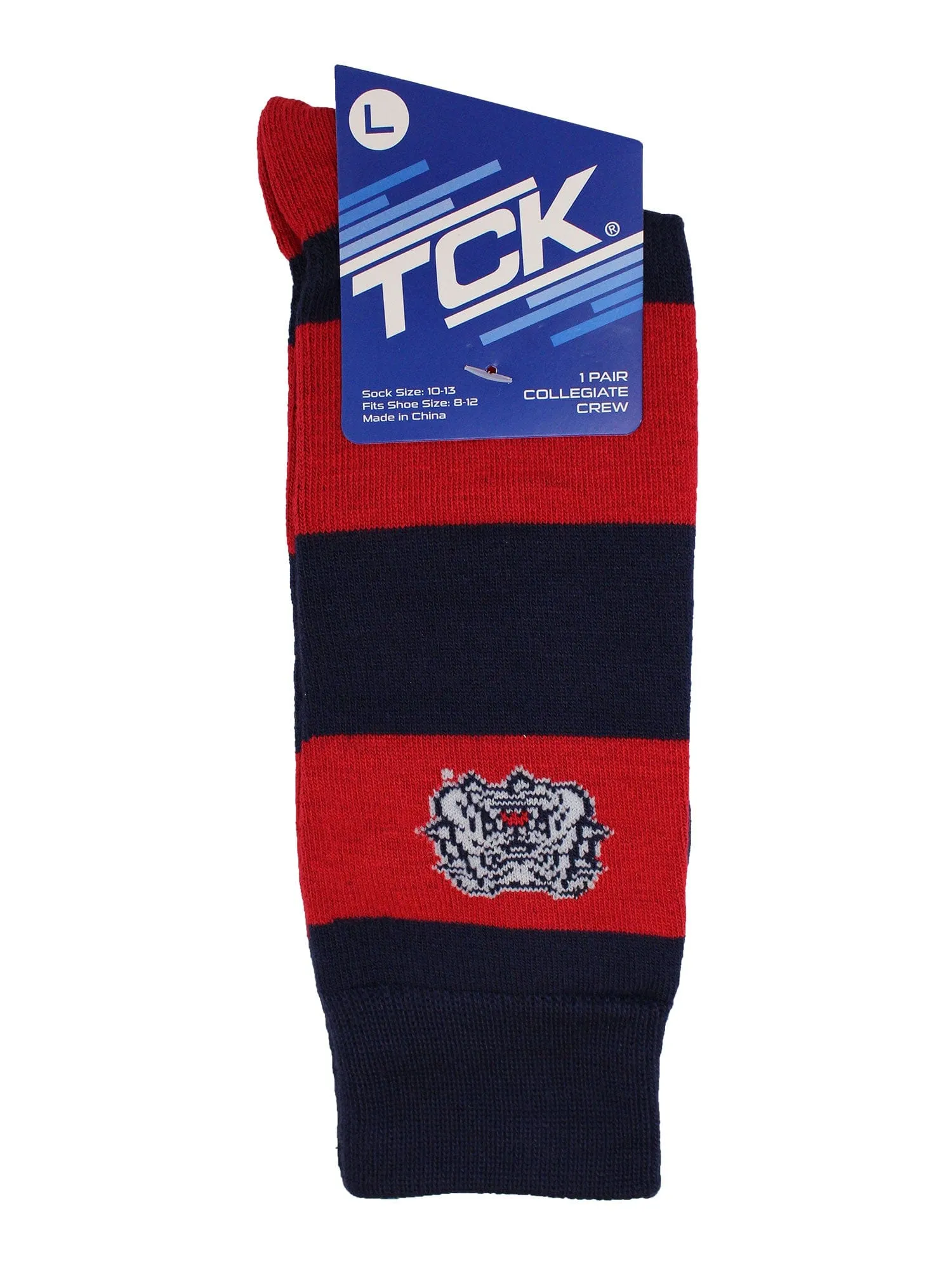 Fresno State Bulldogs Socks Game Day Striped Crew Socks