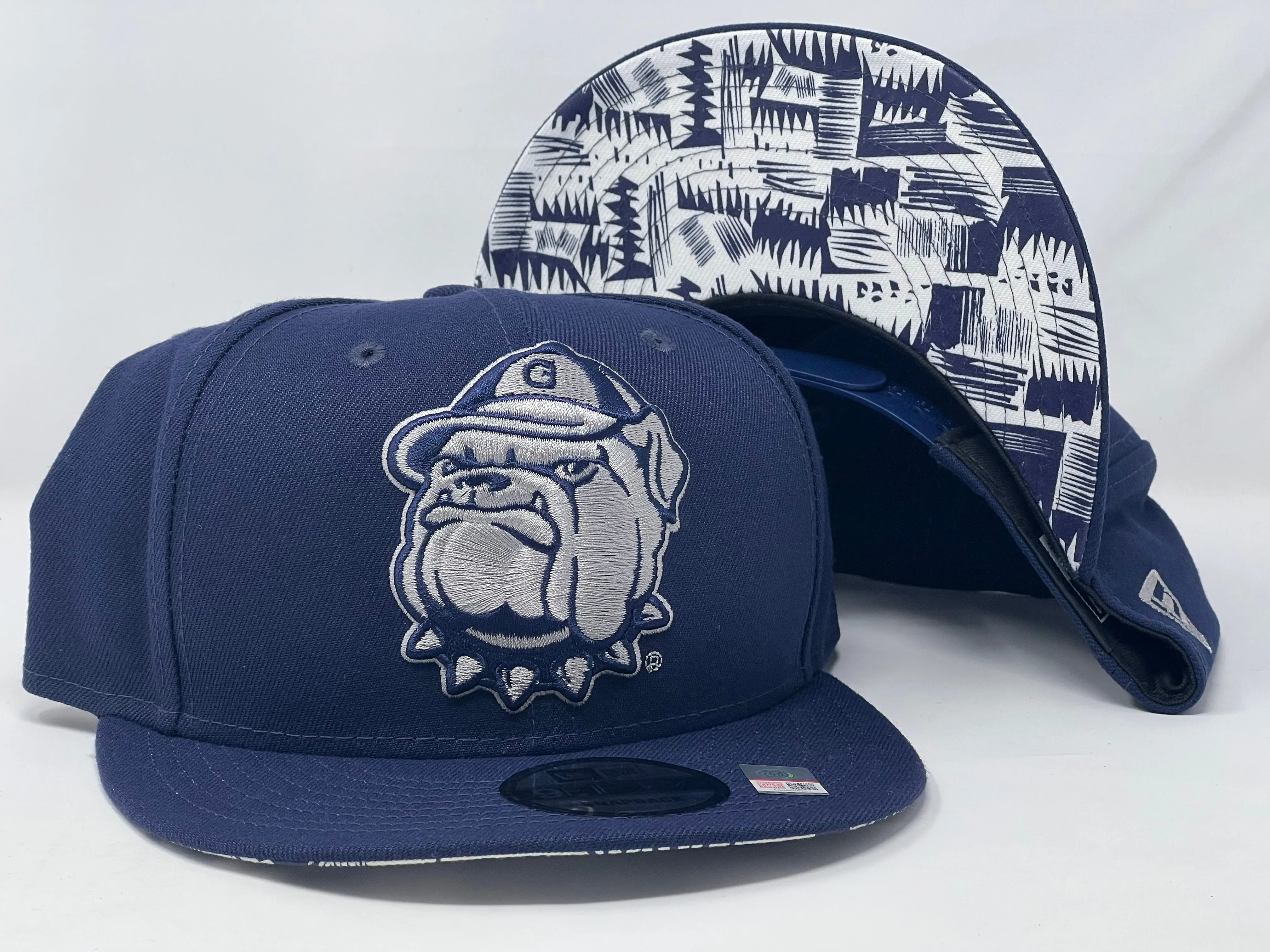 GEORGETOWN HOYAS 950 NAVY BLUE NEW ERA SNAPBACK TO MATCH AIR JORDAN 1 & 6