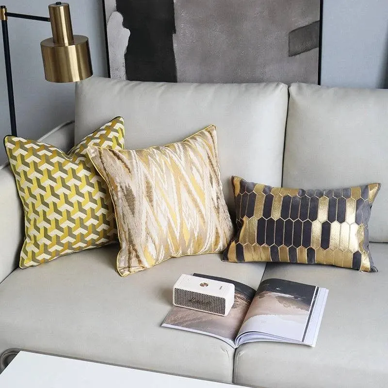Golden Lux Pillow - Hong Kong, French, British, and American Styles