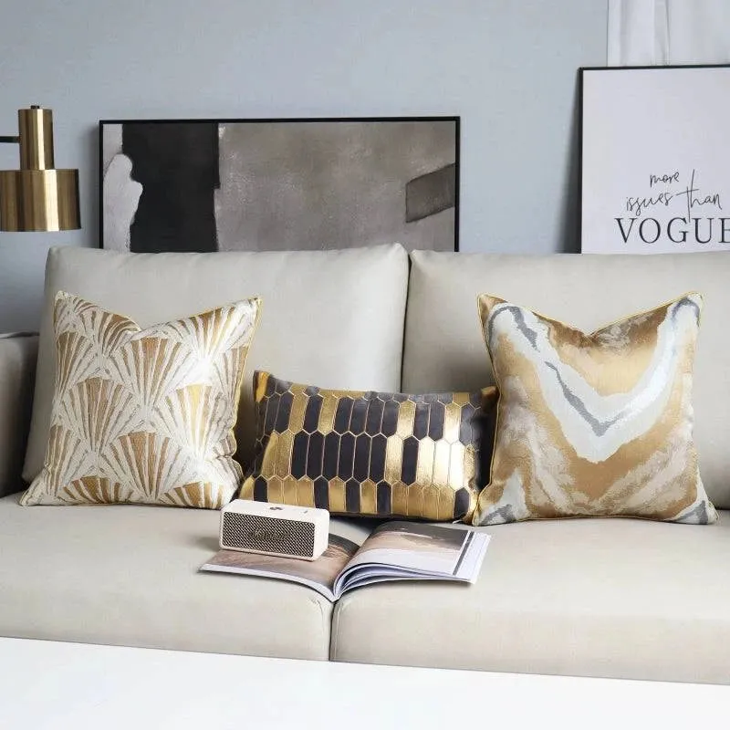 Golden Lux Pillow - Hong Kong, French, British, and American Styles