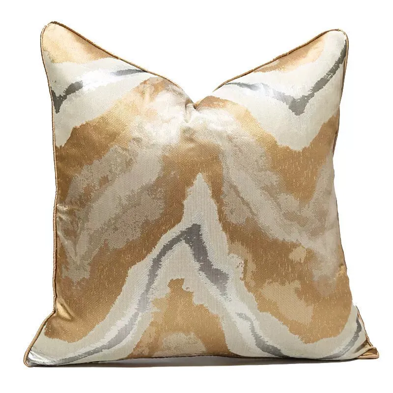 Golden Lux Pillow - Hong Kong, French, British, and American Styles