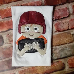 Hockey Boy Applique