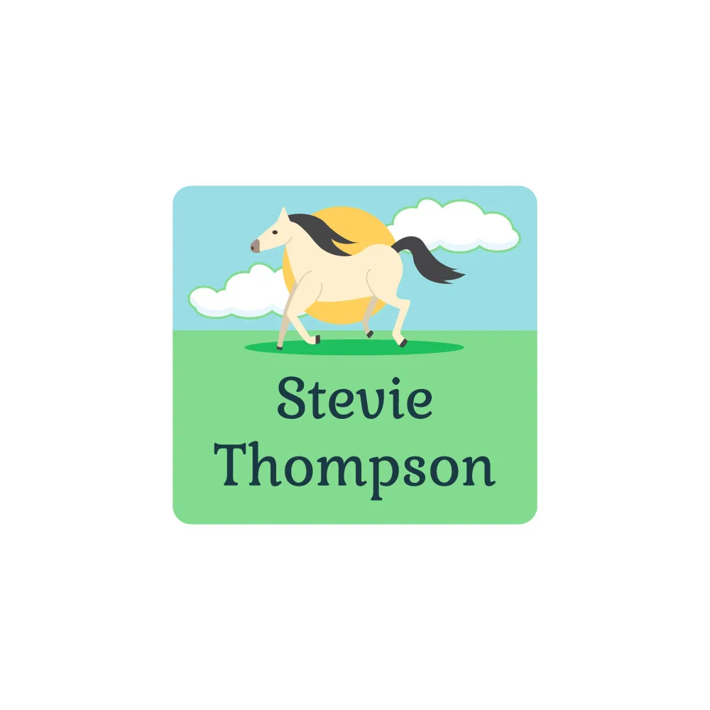 Horse Clothing Labels