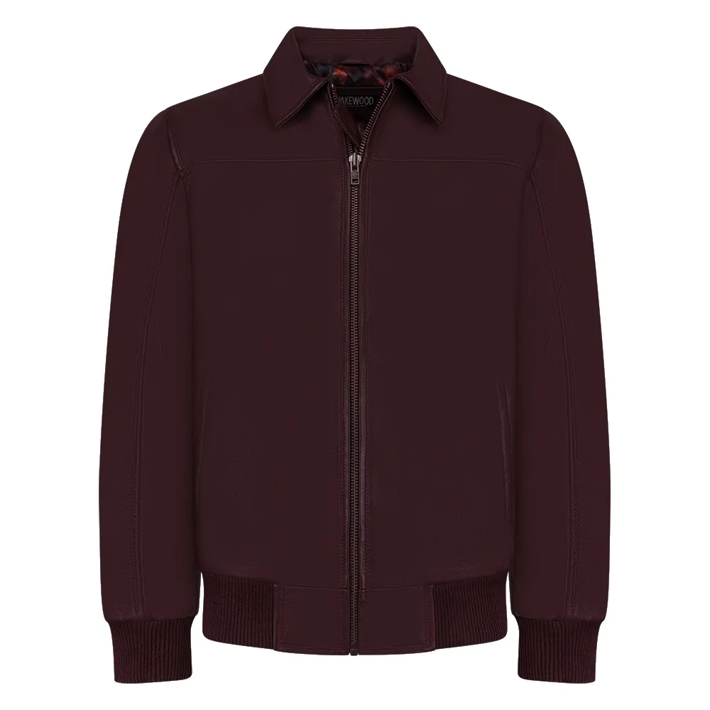 Leather Bomber Jacket Style #2066