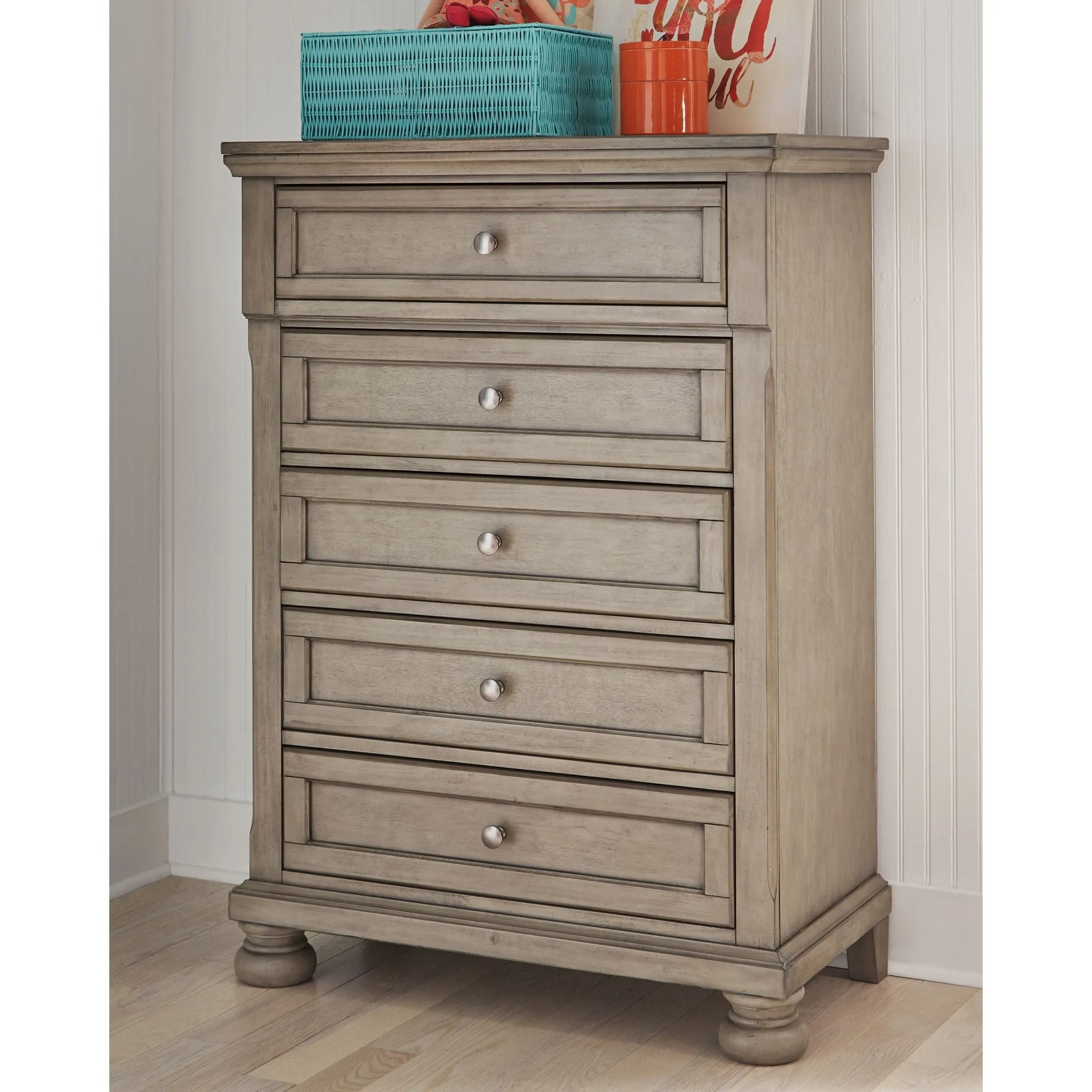 Lettner Chest - Light Gray