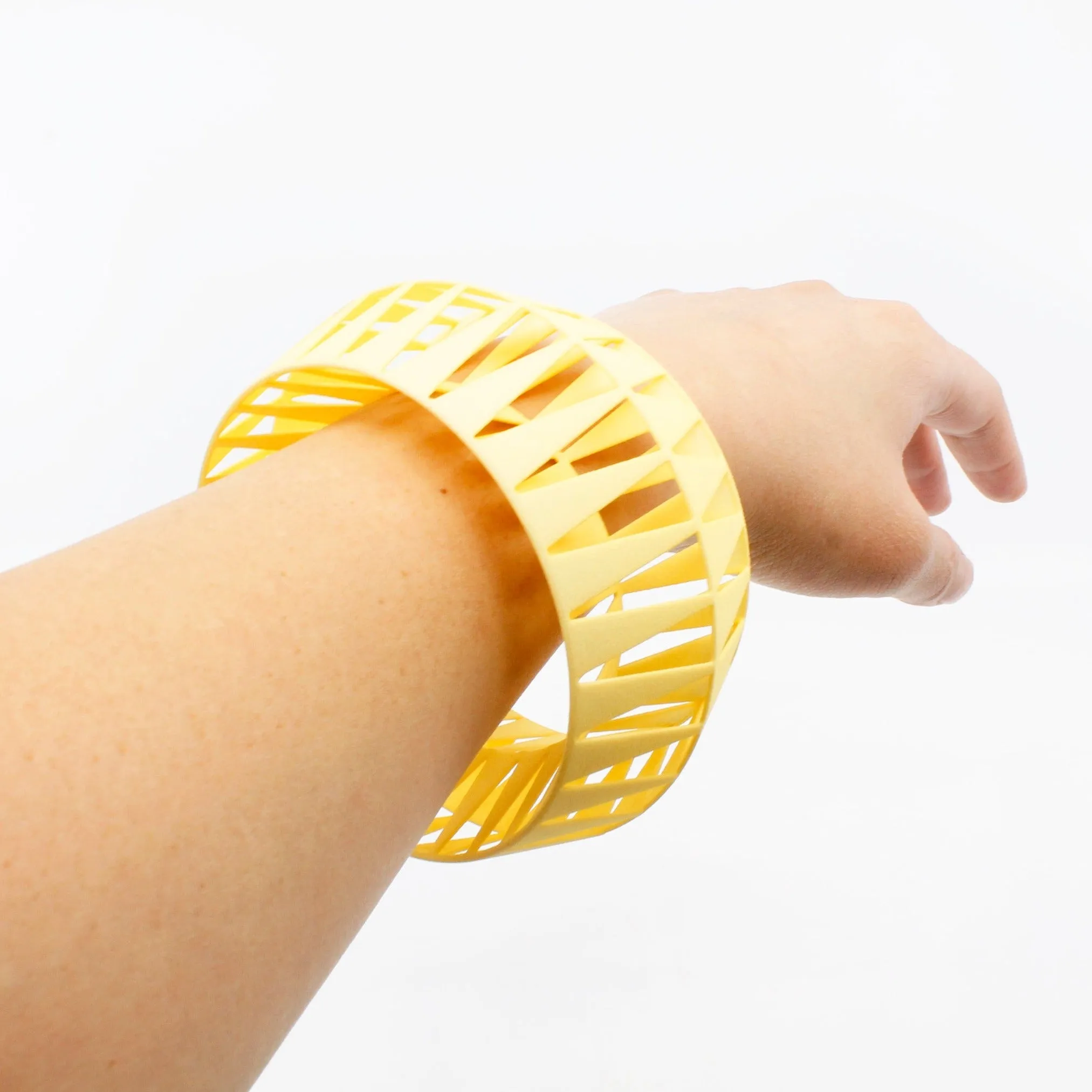 Maison 203: Yellow Tribu Wide Bracelet