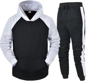 Men's Tracksuits Set 2 Piece Full Zip Casual Jacket Hoodie Sweatsuit Running Sport Pants Long Sleeve Outfits