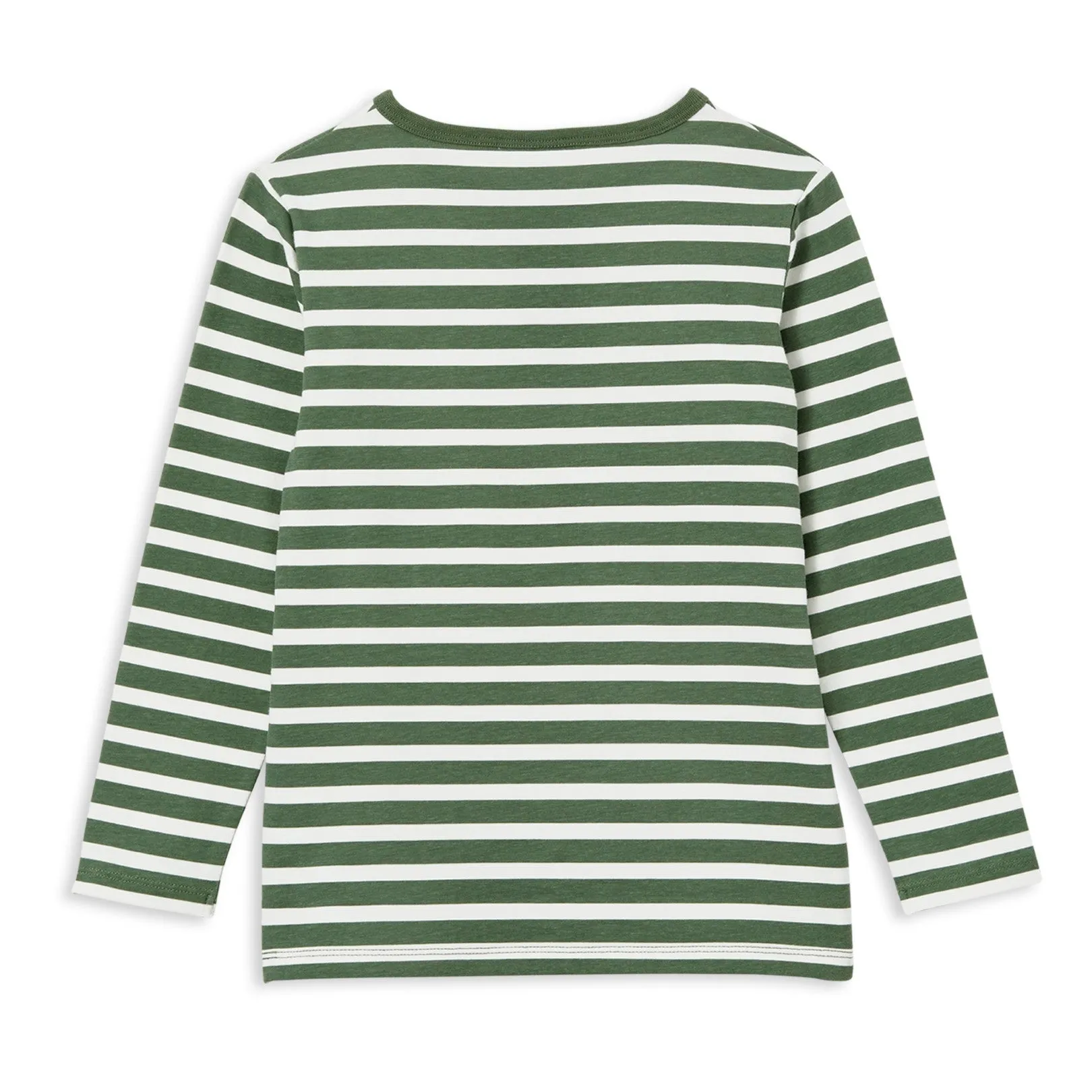 Milky Henley - Green Stripe