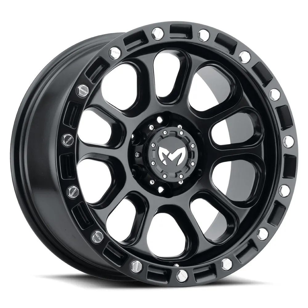 MKW Offroad M204 20X9 5X150 12mm Satin Black Wheel