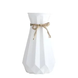 Modern Flower Vases, Various Styles, Pastoral & Contemporary Design, Durable PP Plastic, Multiple Colors, Elegant Home Decor