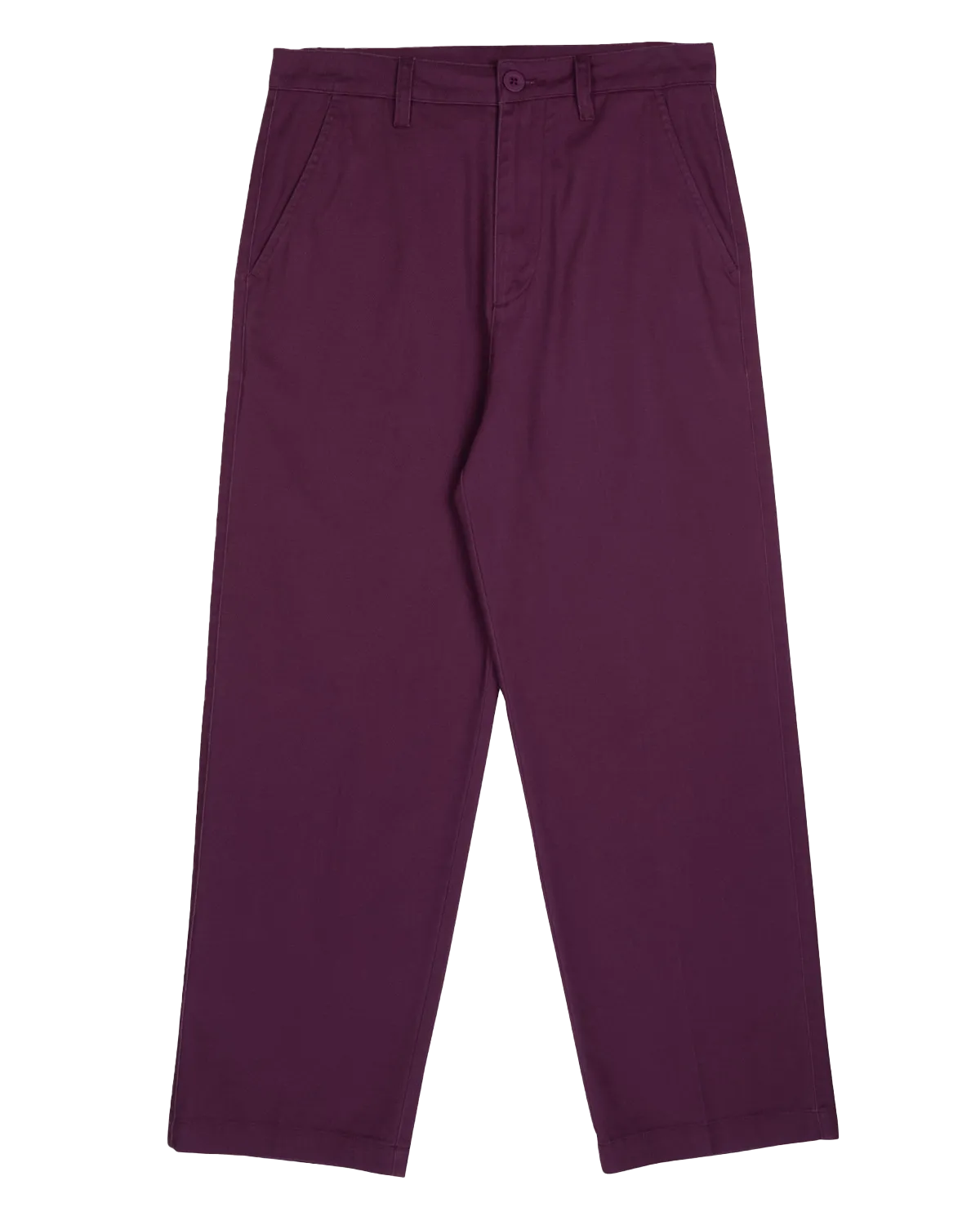 Nolan Chino Trousers in Grape