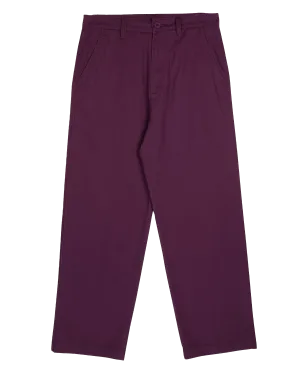 Nolan Chino Trousers in Grape