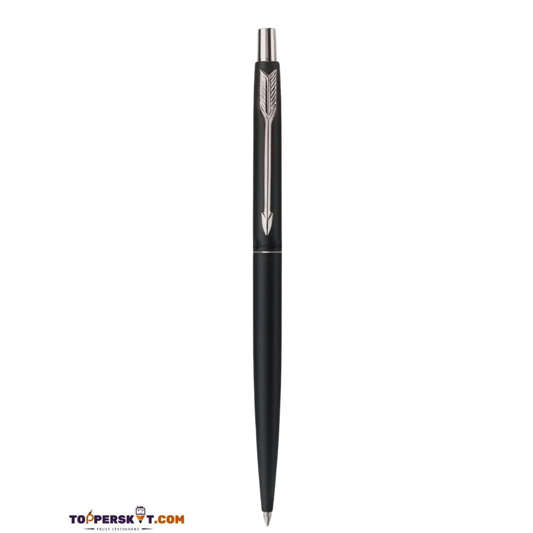 Parker Classic Matte Black Refillable Ball Pen - Blue (Pack of 1)