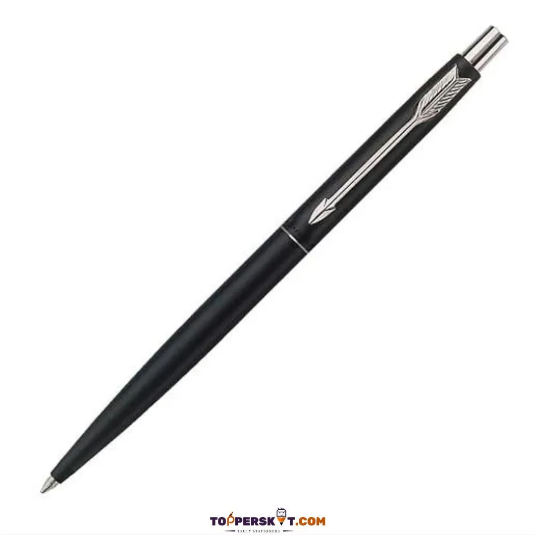 Parker Classic Matte Black Refillable Ball Pen - Blue (Pack of 1)