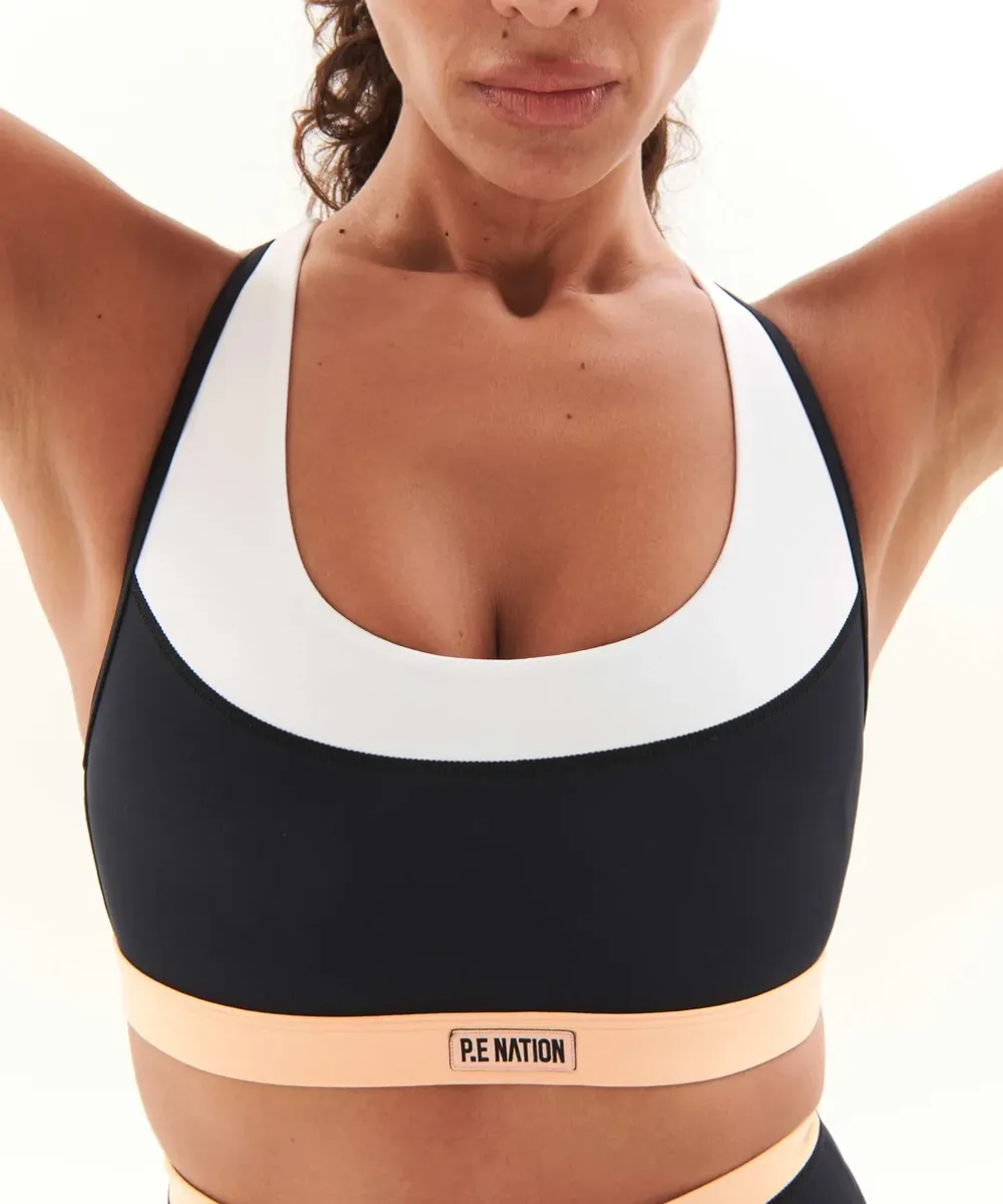 P.E Nation Progression Sports Bra (Black)