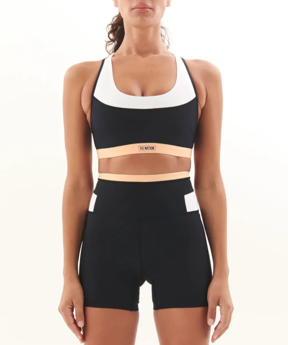 P.E Nation Progression Sports Bra (Black)