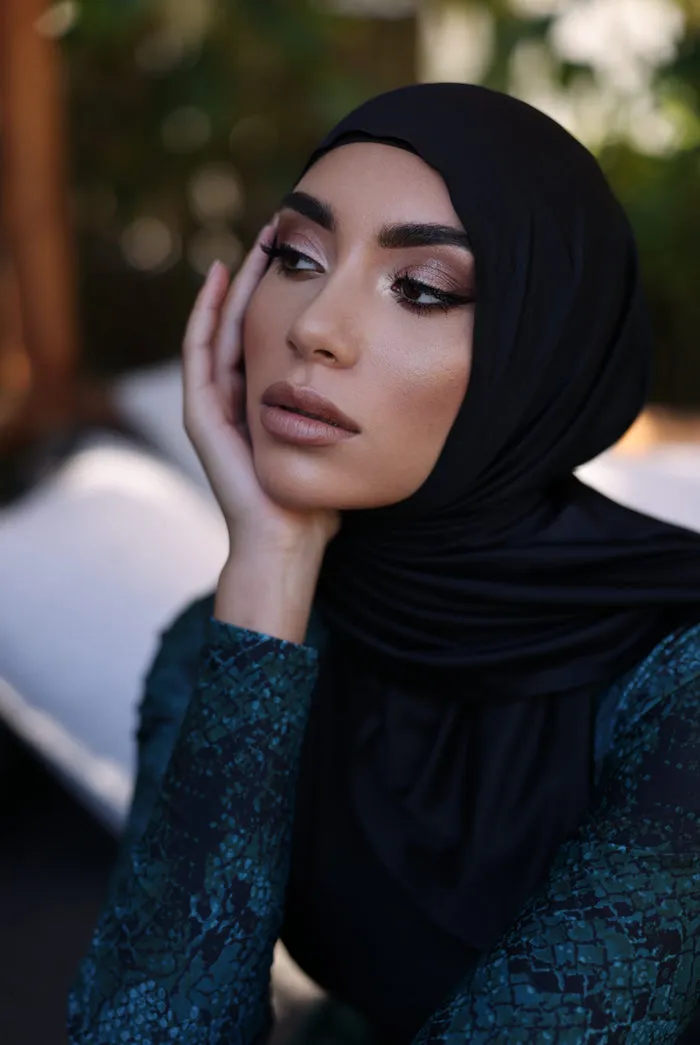 Performance/Swim Wrap Hijab - Black