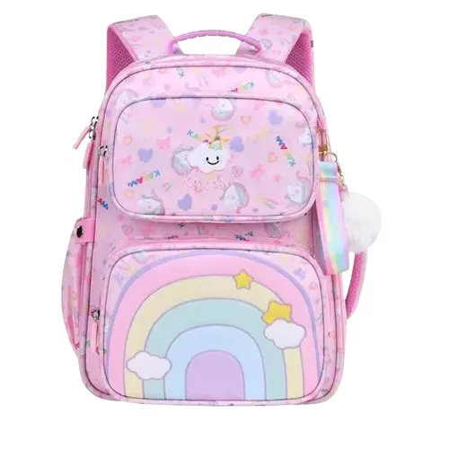 Rainbow Blossom School Backpack