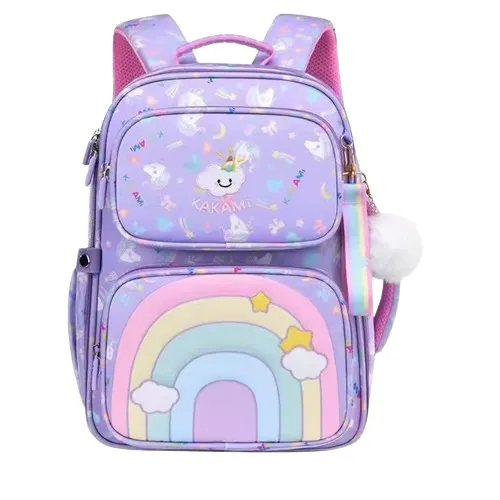 Rainbow Blossom School Backpack