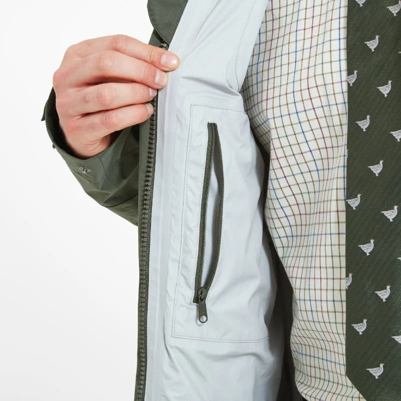 Schoffel Ptarmigan Cirrus Mens Waterproof Coat - River Green