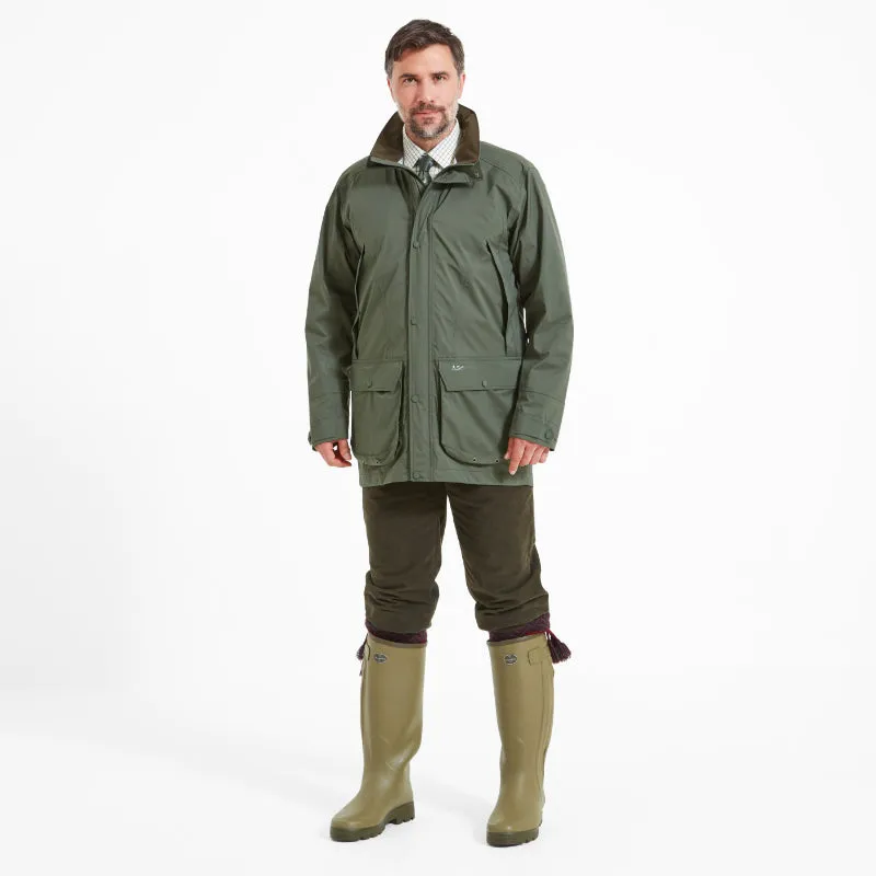 Schoffel Ptarmigan Cirrus Mens Waterproof Coat - River Green