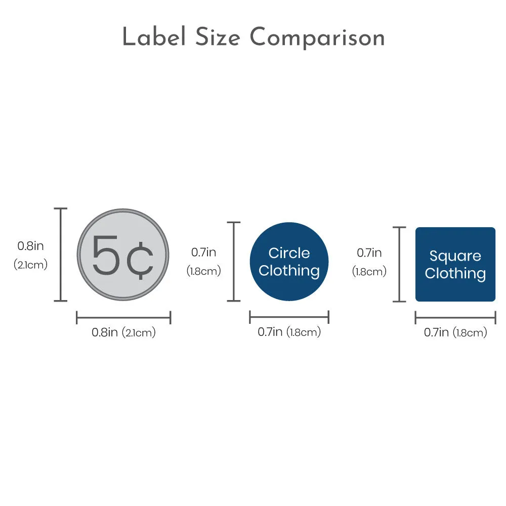 Simple Clothing Labels