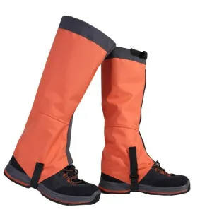 Snow Hiking Waterproof Boot Gaiters -  Safety Waterproof Leg Gaiters and Warmers