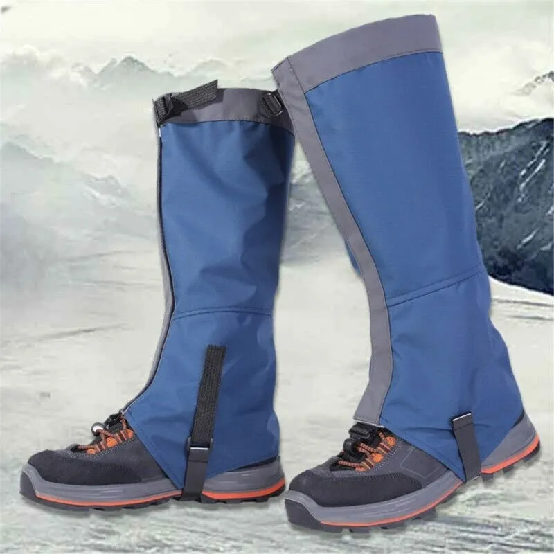 Snow Hiking Waterproof Boot Gaiters -  Safety Waterproof Leg Gaiters and Warmers