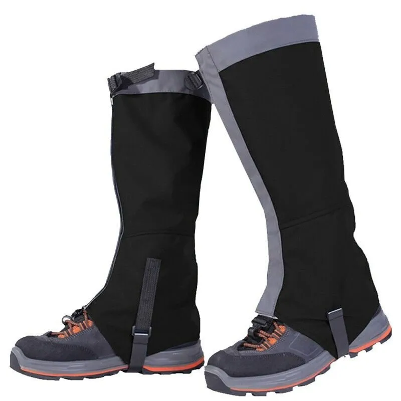Snow Hiking Waterproof Boot Gaiters -  Safety Waterproof Leg Gaiters and Warmers