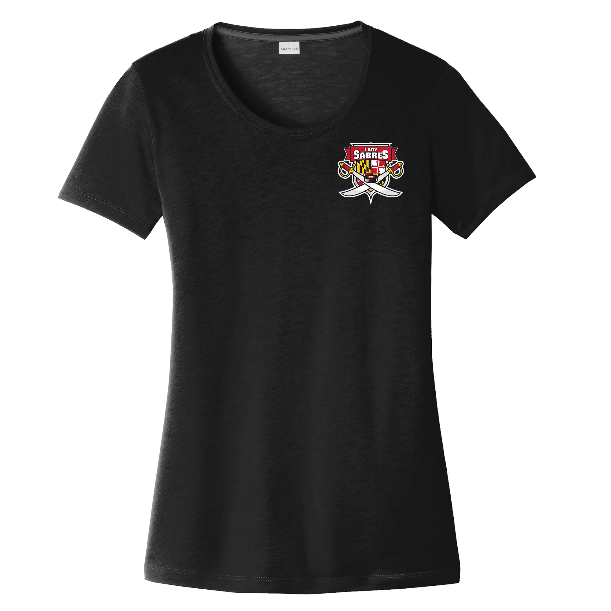 SOMD Lady Sabres Ladies PosiCharge Competitor Cotton Touch Scoop Neck Tee