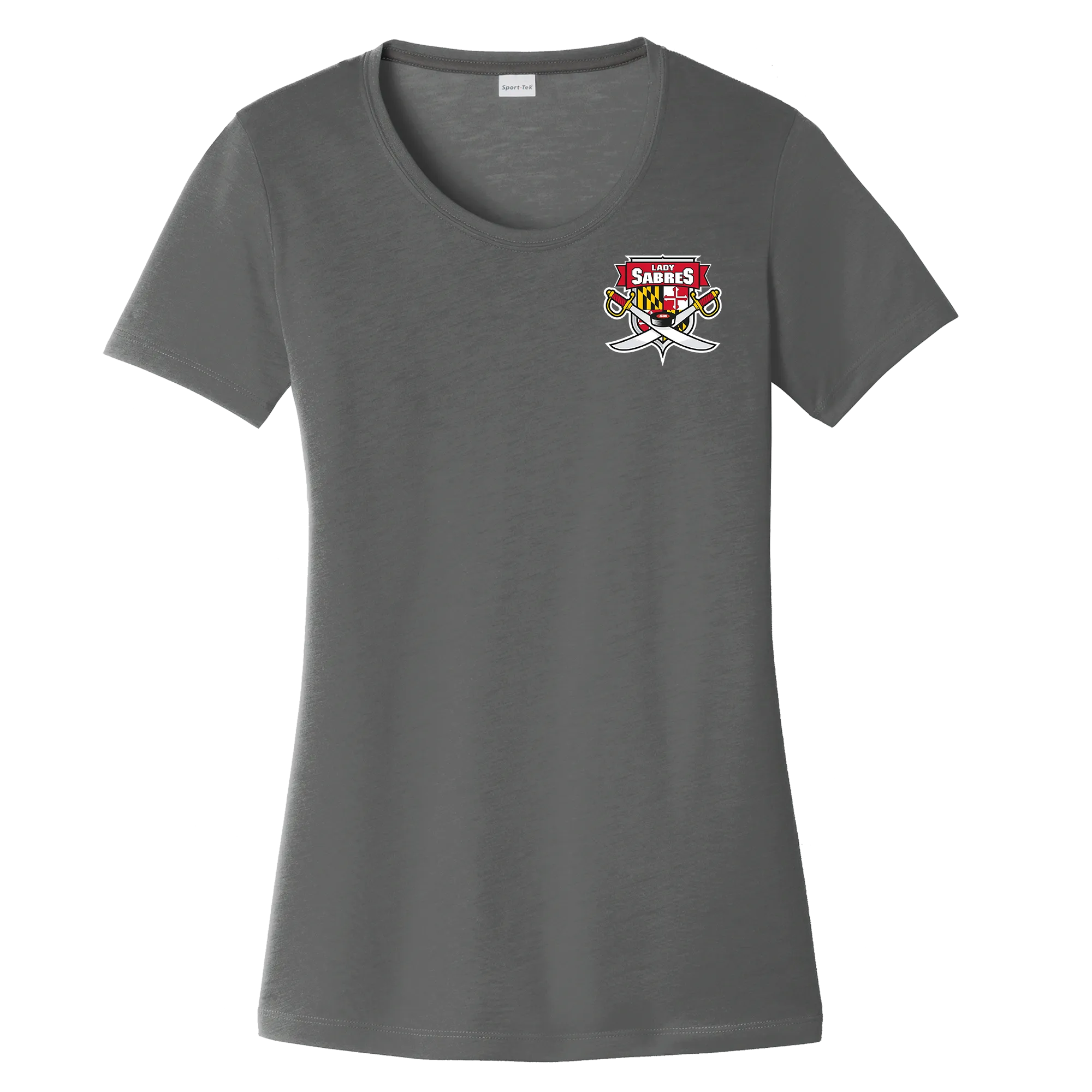 SOMD Lady Sabres Ladies PosiCharge Competitor Cotton Touch Scoop Neck Tee