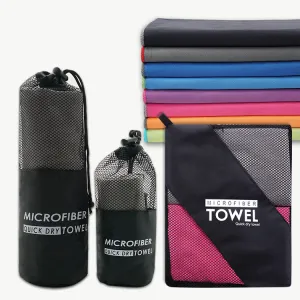 Superfine fiber water absorbent towel