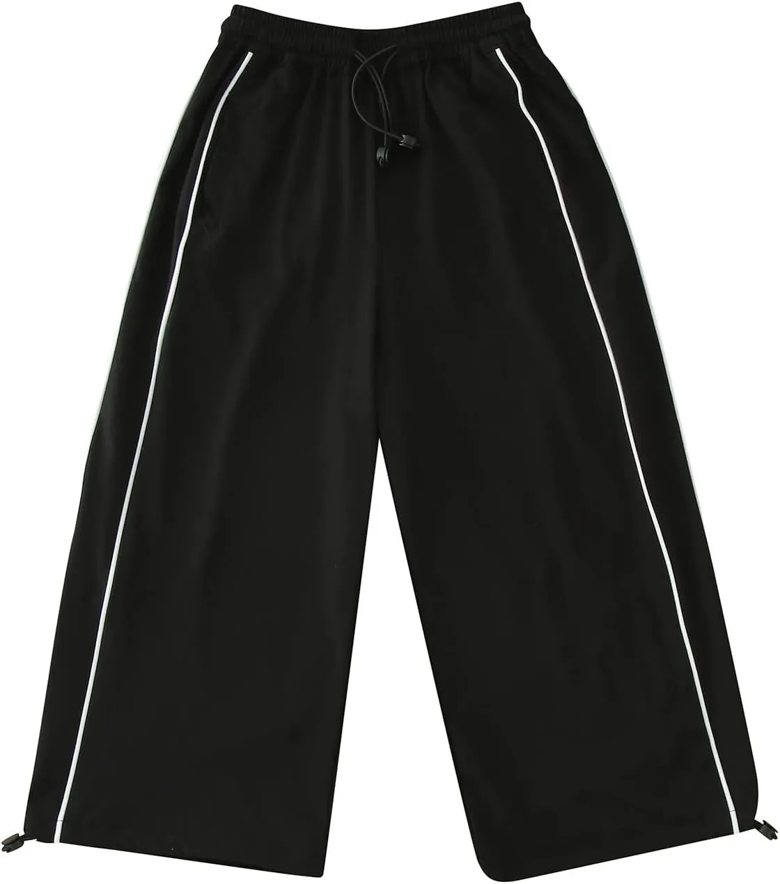 Toddler Boys Girls Wide Leg School Pants Sweatpants Active Baggy Joggers Pull on Quick-Dry Lounge Sports Trousers