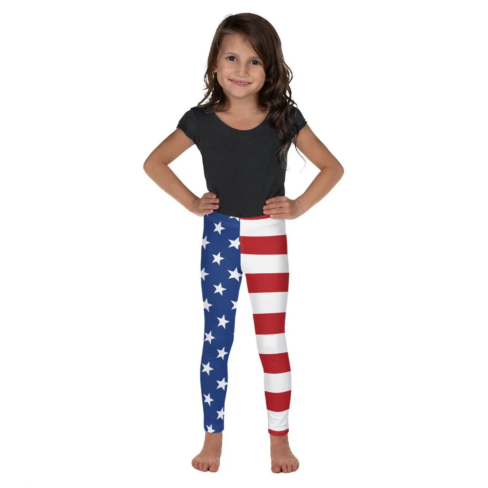 USA Stars & Stripes Kid's Leggings