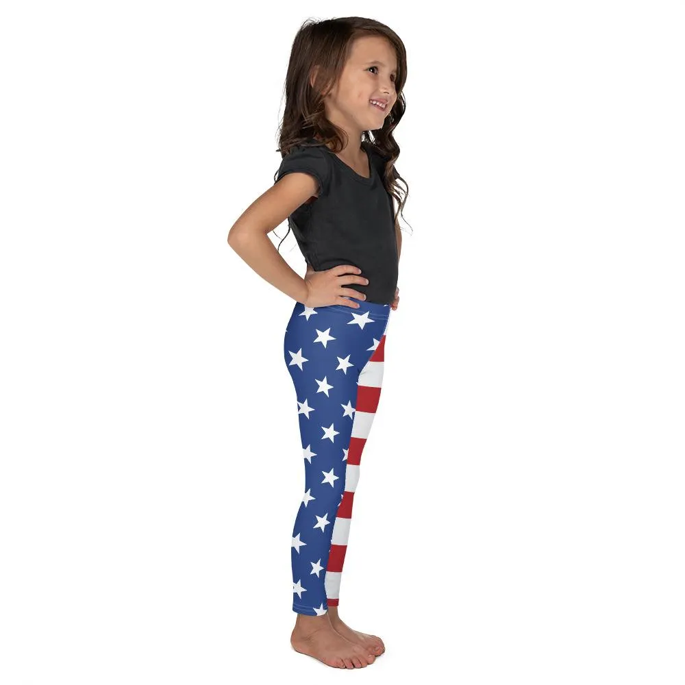 USA Stars & Stripes Kid's Leggings