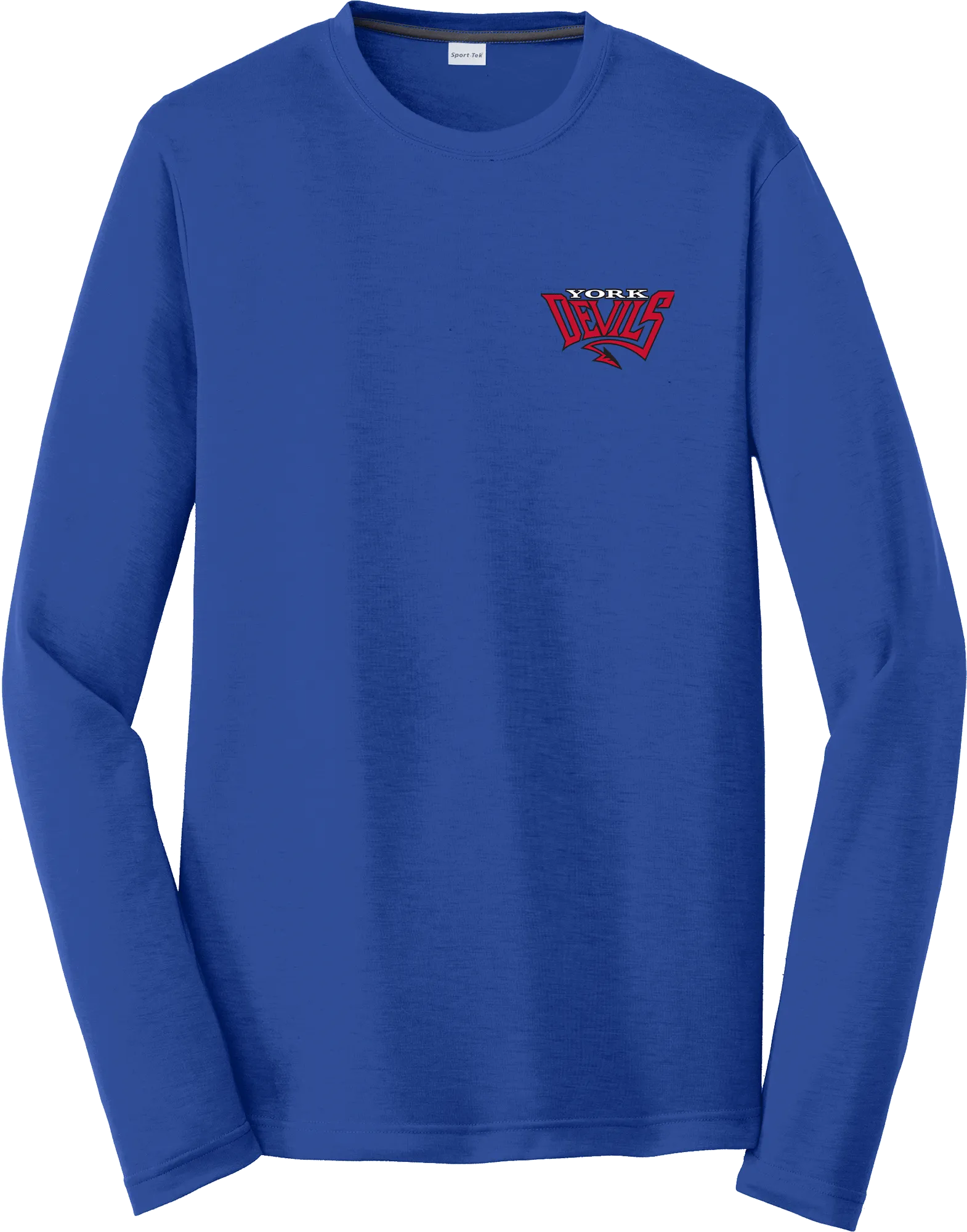 York Devils Long Sleeve PosiCharge Competitor Cotton Touch Tee
